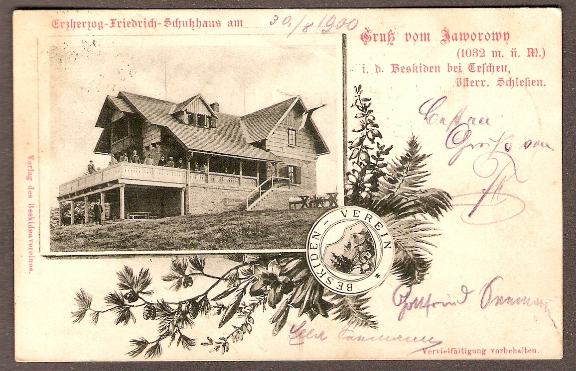 Wysłana do Ostrawy 1.IX.1900