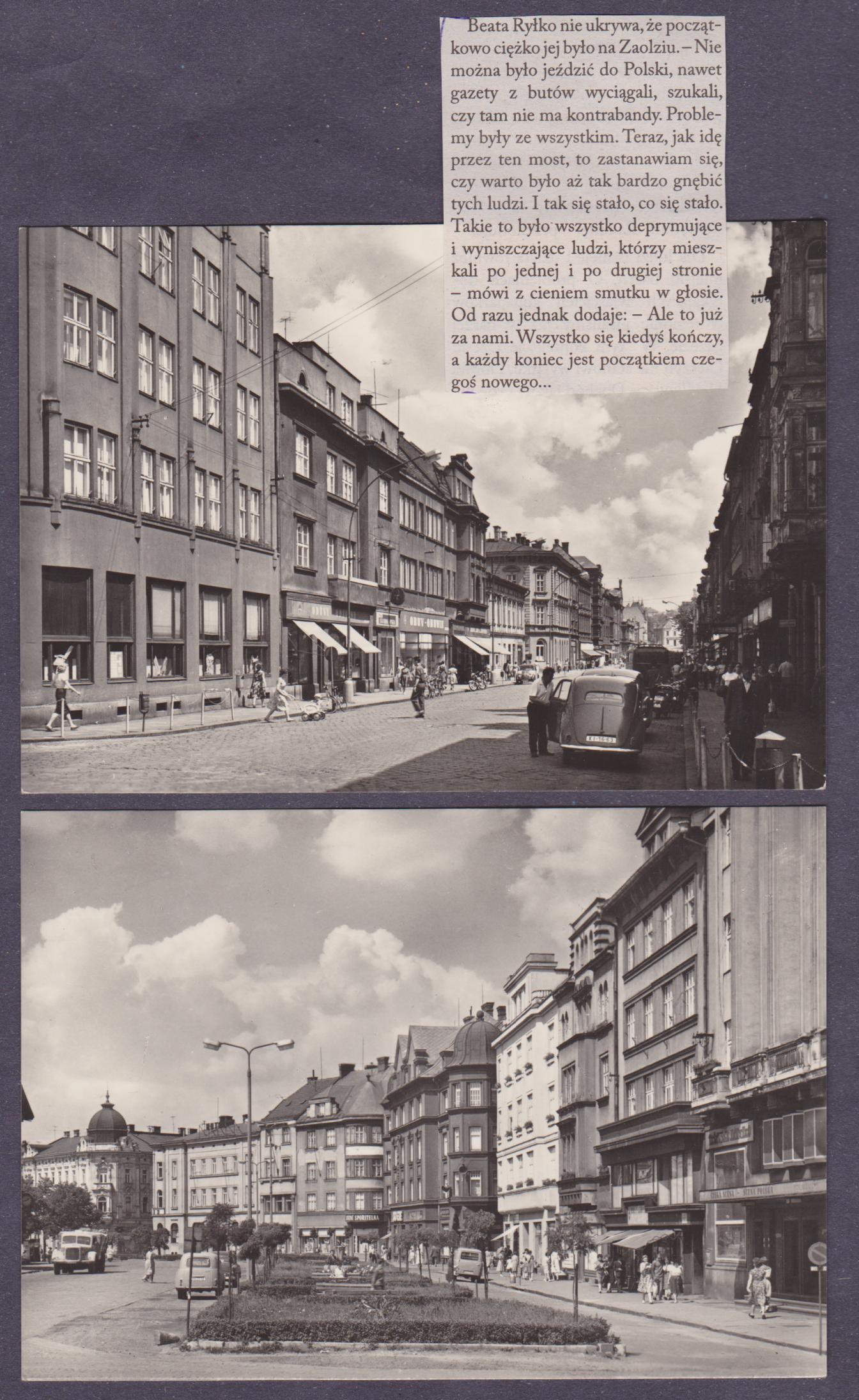 Czeski Cieszyn  około roku 1962